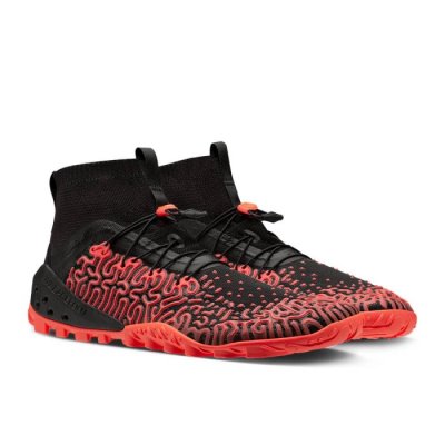 Vivobarefoot Women's Esc Tempest Off Road Running Shoes Black / Coral | Vivobarefoot FTG241798